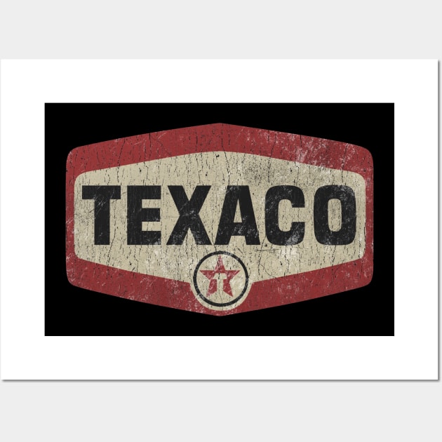 Texaco gasoline Wall Art by Amandeeep